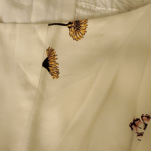 Reformation Prairie Dress White Floral 2 Long - Picture 7 of 7